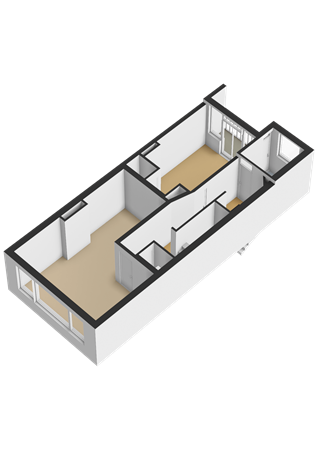 Floorplan - Noorderhavenkade 34C03, 3038 XJ Rotterdam